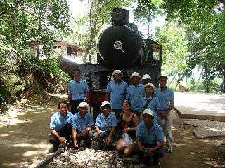 48 Thai group photo Sai Yok Yai