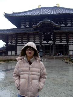 Me in front of Todaiji, Nara